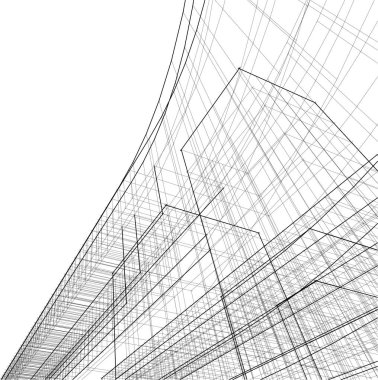 soyut mimari duvar kağıdı, dijital arkaplan