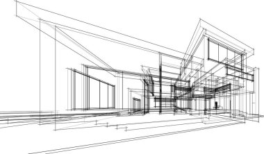 soyut mimari duvar kağıdı, dijital arkaplan