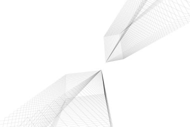 soyut mimari duvar kağıdı, dijital arkaplan