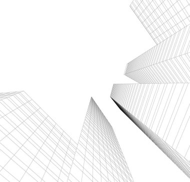 soyut mimari duvar kağıdı, dijital arkaplan