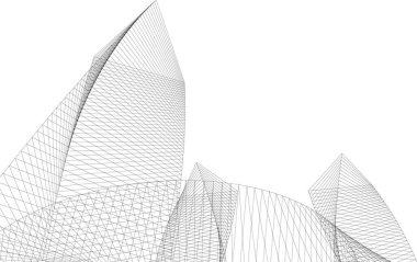 soyut mimari duvar kağıdı, dijital arkaplan