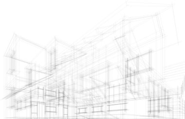 soyut mimari duvar kağıdı, dijital arkaplan