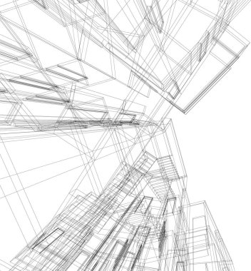 soyut mimari duvar kağıdı, dijital arkaplan