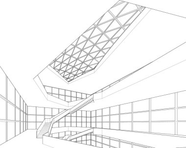 soyut mimari duvar kağıdı, dijital arkaplan