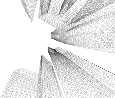 soyut mimari duvar kağıdı, dijital arkaplan