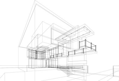 soyut mimari duvar kağıdı, dijital arkaplan