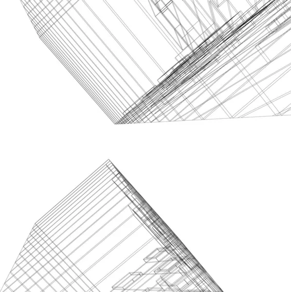 建筑墙纸摘要 数码背景 — 图库矢量图片