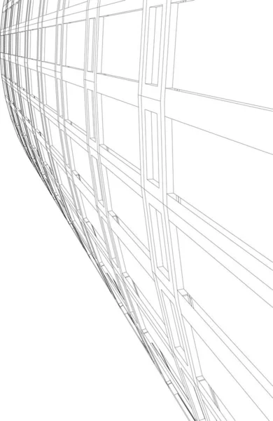 建筑墙纸摘要 数码背景 — 图库矢量图片