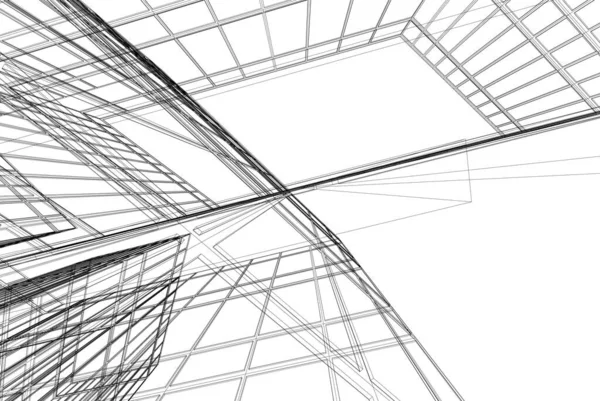 Абстрактні Архітектурні Шпалери Цифровий Фон — стоковий вектор