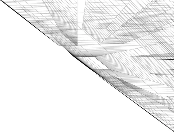 Abstrakcyjna Tapeta Architektoniczna Tło Cyfrowe — Wektor stockowy