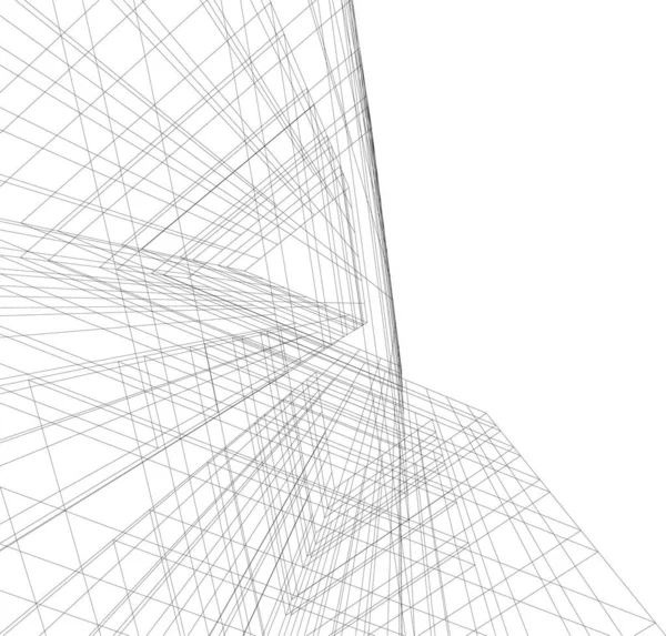 Абстрактные Архитектурные Обои Цифровой Фон — стоковый вектор
