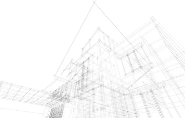 Fondo Pantalla Arquitectónica Abstracta Fondo Digital — Vector de stock