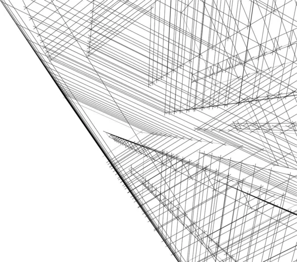 Abstrakcyjna Tapeta Architektoniczna Tło Cyfrowe — Wektor stockowy