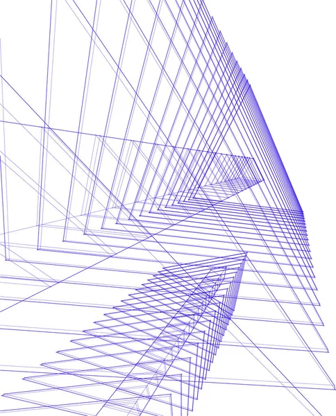 Абстрактные Архитектурные Обои Цифровой Фон — стоковый вектор