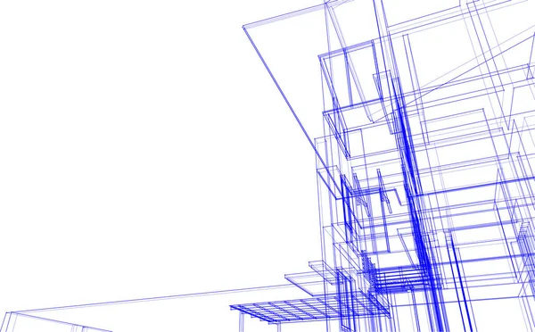 Abstrakcyjna Tapeta Architektoniczna Tło Cyfrowe — Wektor stockowy