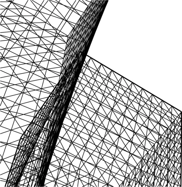 Abstrakcyjna Tapeta Architektoniczna Tło Cyfrowe — Wektor stockowy