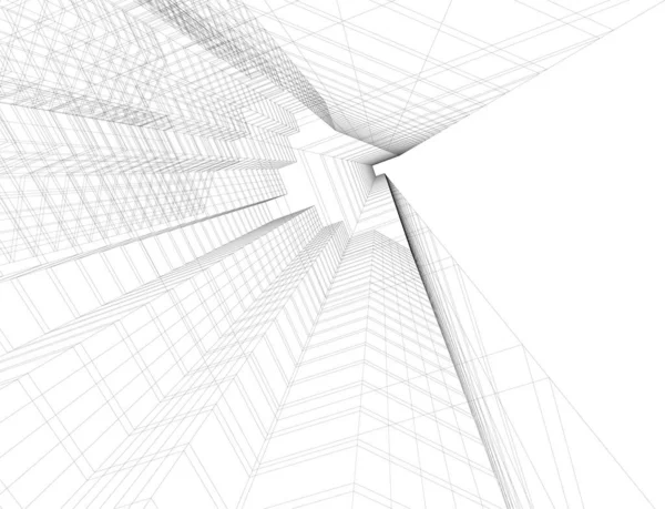 Fondo Pantalla Arquitectónica Abstracta Fondo Digital — Vector de stock