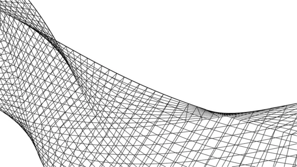 Abstrakte Architektonische Tapete Digitaler Hintergrund — Stockvektor