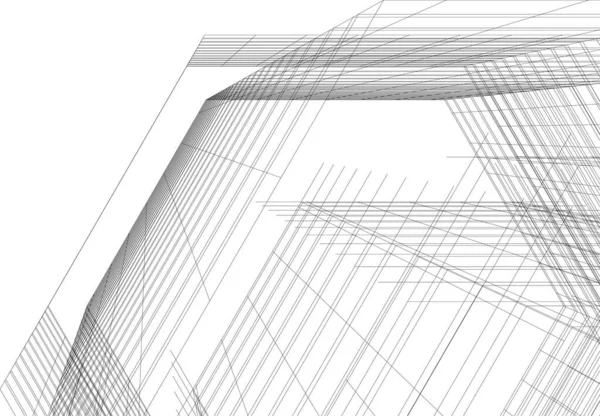 Абстрактные Архитектурные Обои Цифровой Фон — стоковый вектор