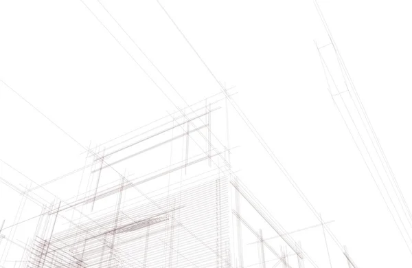 Fondo Pantalla Arquitectónica Abstracta Fondo Digital — Vector de stock