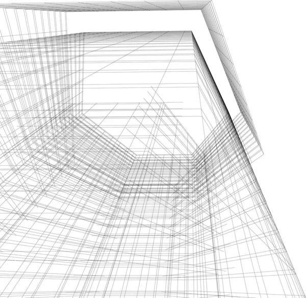 Абстрактные Архитектурные Обои Цифровой Фон — стоковый вектор