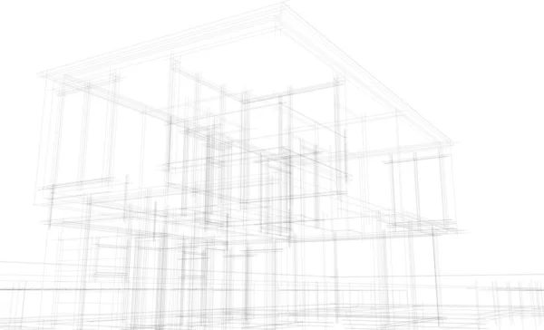 Абстрактні Архітектурні Шпалери Цифровий Фон — стоковий вектор