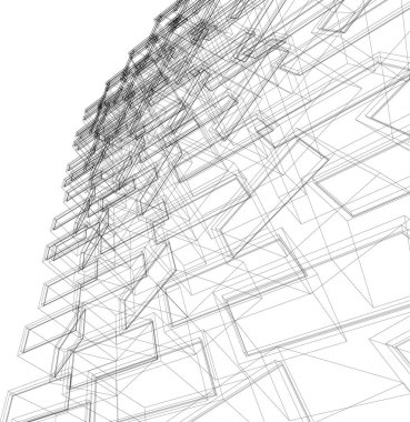 soyut mimari duvar kağıdı, dijital arkaplan