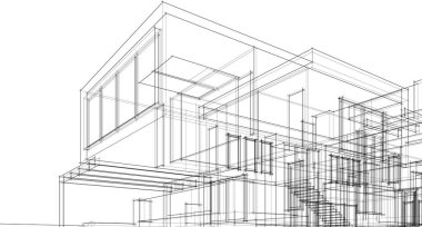 soyut mimari duvar kağıdı, dijital arkaplan