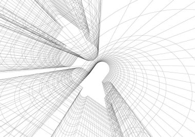 soyut mimari duvar kağıdı, dijital arkaplan