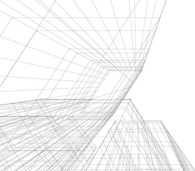 soyut mimari duvar kağıdı, dijital arkaplan