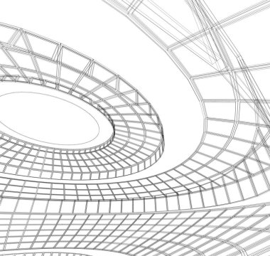 soyut mimari duvar kağıdı, dijital arkaplan