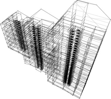 soyut mimari duvar kağıdı, dijital arkaplan