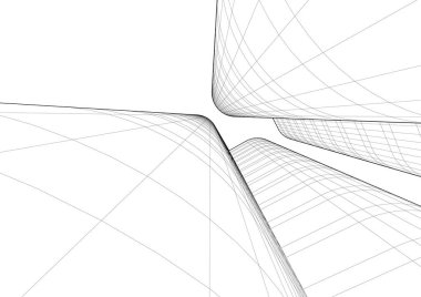 soyut mimari duvar kağıdı, dijital arkaplan