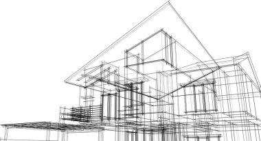 soyut mimari duvar kağıdı, dijital arkaplan