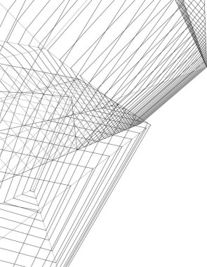 soyut mimari duvar kağıdı, dijital arkaplan