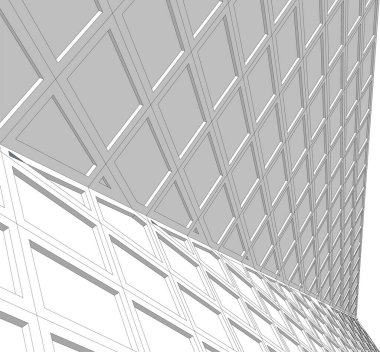 soyut mimari duvar kağıdı, dijital arkaplan