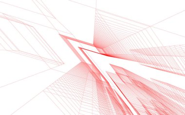 soyut mimari duvar kağıdı, dijital arkaplan