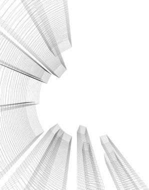 soyut mimari duvar kağıdı, dijital arkaplan