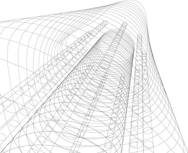 soyut mimari duvar kağıdı, dijital arkaplan