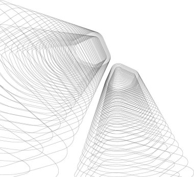 soyut mimari duvar kağıdı, dijital arkaplan