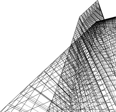 soyut mimari duvar kağıdı, dijital arkaplan