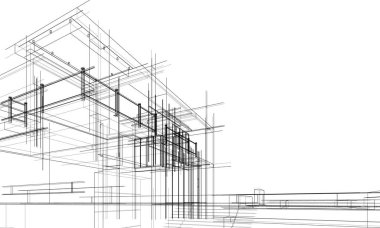soyut mimari duvar kağıdı, dijital arkaplan