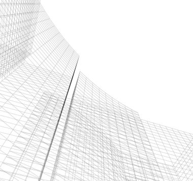 soyut mimari duvar kağıdı, dijital arkaplan