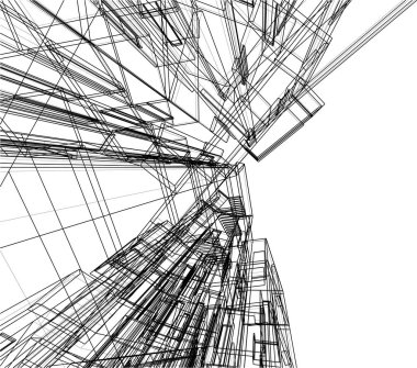 soyut mimari duvar kağıdı, dijital arkaplan