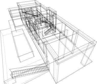soyut mimari duvar kağıdı, dijital arkaplan