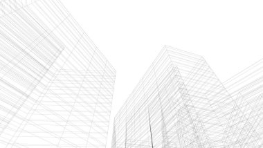 soyut mimari duvar kağıdı, dijital arkaplan