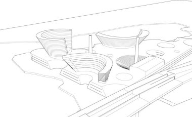 soyut mimari duvar kağıdı, dijital arkaplan