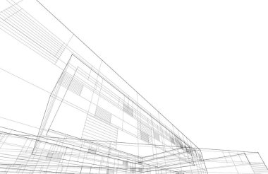 soyut mimari duvar kağıdı, dijital arkaplan