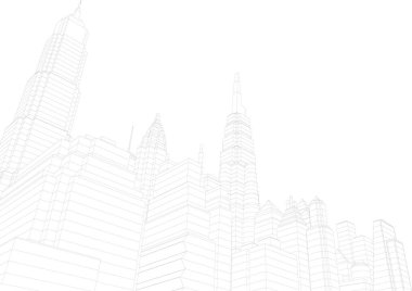 soyut mimari duvar kağıdı, dijital arkaplan