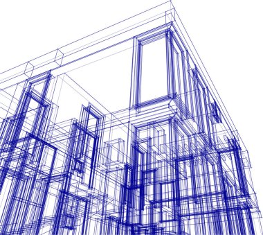 soyut mimari duvar kağıdı, dijital arkaplan